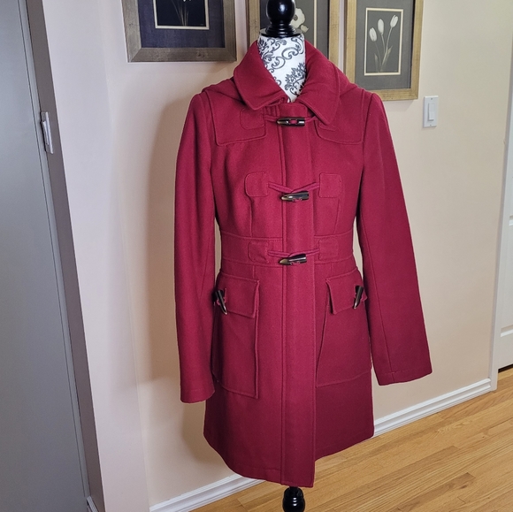 Jacob Jackets & Blazers - Jacob red wool blend coat